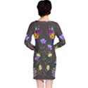 Bird Flower Plant Nature Long Sleeve Nightdress View2