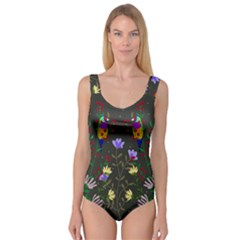 Bird Flower Plant Nature Princess Tank Leotard 