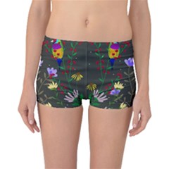 Bird Flower Plant Nature Boyleg Bikini Bottoms by Maspions