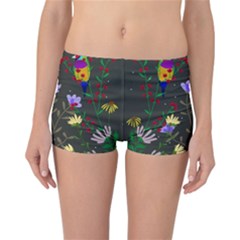 Bird Flower Plant Nature Reversible Boyleg Bikini Bottoms