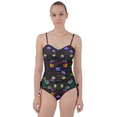 Bird Flower Plant Nature Sweetheart Tankini Set