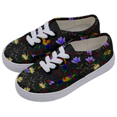 Bird Flower Plant Nature Kids  Classic Low Top Sneakers