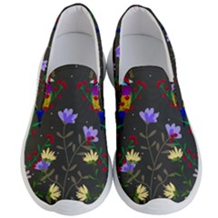 Bird Flower Plant Nature Men s Lightweight Slip Ons by Maspions