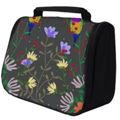 Bird Flower Plant Nature Full Print Travel Pouch (big)