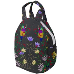 Bird Flower Plant Nature Travel Backpack by Maspions