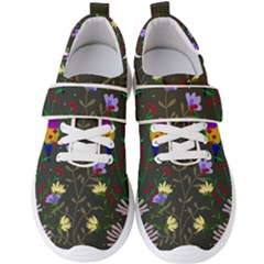 Bird Flower Plant Nature Men s Velcro Strap Shoes