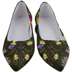 Bird Flower Plant Nature Women s Block Heels  by Maspions