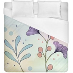 Flower Paint Flora Nature Plant Duvet Cover (king Size)