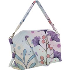 Flower Paint Flora Nature Plant Canvas Crossbody Bag