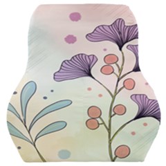 Flower Paint Flora Nature Plant Car Seat Back Cushion 