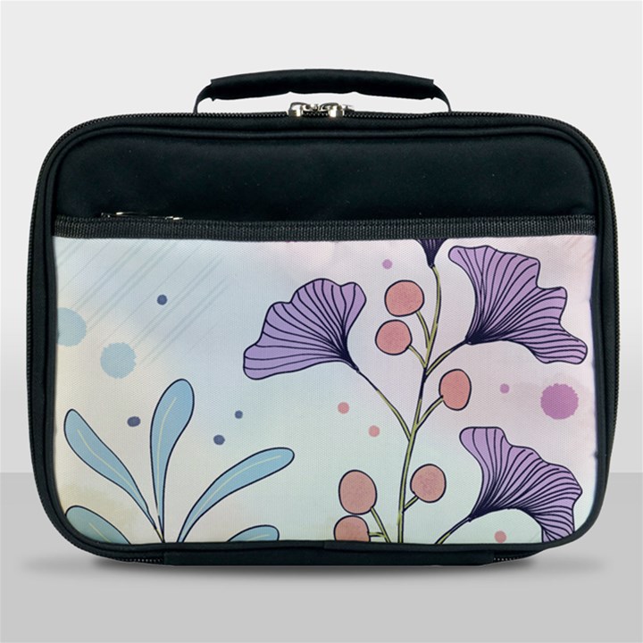 Flower Paint Flora Nature Plant Lunch Bag