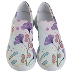 Flower Paint Flora Nature Plant Women s Lightweight Slip Ons