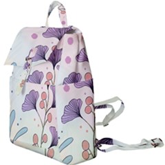 Flower Paint Flora Nature Plant Buckle Everyday Backpack