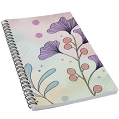 Flower Paint Flora Nature Plant 5 5  X 8 5  Notebook