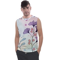 Flower Paint Flora Nature Plant Men s Regular Tank Top