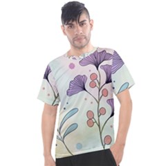 Flower Paint Flora Nature Plant Men s Sport Top by Maspions