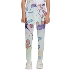 Flower Paint Flora Nature Plant Kids  Skirted Pants