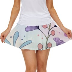 Flower Paint Flora Nature Plant Women s Skort by Maspions