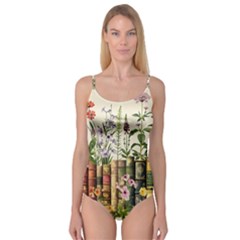 Books Flowers Book Flower Flora Floral Camisole Leotard 