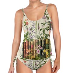 Books Flowers Book Flower Flora Floral Tankini Set