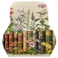 Books Flowers Book Flower Flora Floral Car Seat Back Cushion 