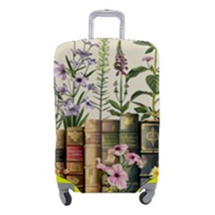 Books Flowers Book Flower Flora Floral Luggage Cover (small)