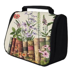 Books Flowers Book Flower Flora Floral Full Print Travel Pouch (small)