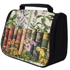 Books Flowers Book Flower Flora Floral Full Print Travel Pouch (big) by Maspions