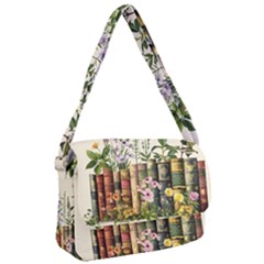 Books Flowers Book Flower Flora Floral Courier Bag