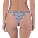 Monochrome Maze Design Print Reversible Bikini Bottoms View2