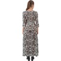 Monochrome Maze Design Print Button Up Boho Maxi Dress View2