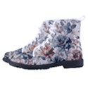 Vintage Floral Elegance Kid s High-Top Canvas Sneakers View2