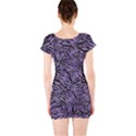 Enigmatic Plum Mosaic Short Sleeve Bodycon Dress View2