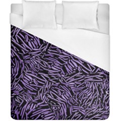 Enigmatic Plum Mosaic Duvet Cover (california King Size)