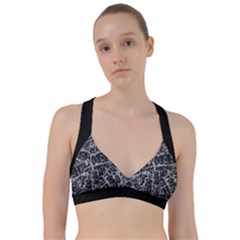 Rebel Life: Typography Black And White Pattern Sweetheart Sports Bra by dflcprintsclothing