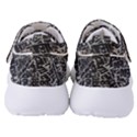 Rebel Life: Typography Black and White Pattern Women s Velcro Strap Shoes View4