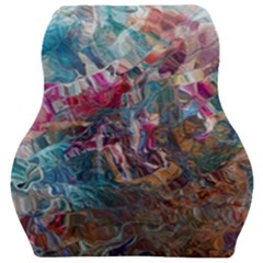 Straight Blend Module I Liquify 19-3 Color Edit Car Seat Velour Cushion  by kaleidomarblingart