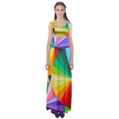 Bring Colors To Your Day Empire Waist Maxi Dress