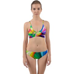 Bring Colors To Your Day Wrap Around Bikini Set by elizah032470