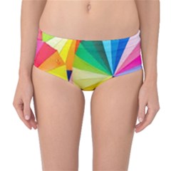 Bring Colors To Your Day Mid-waist Bikini Bottoms by elizah032470