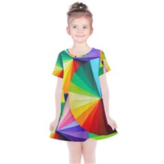 Bring Colors To Your Day Kids  Simple Cotton Dress by elizah032470