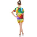 bring colors to your day Kids  Mesh T-Shirt and Shorts Set View2