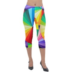 Bring Colors To Your Day Lightweight Velour Capri Leggings 