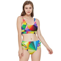 Bring Colors To Your Day Frilly Bikini Set by elizah032470