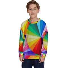 Bring Colors To Your Day Kids  Crewneck Sweatshirt