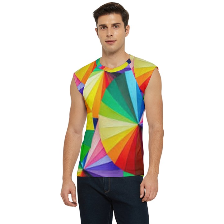 bring colors to your day Men s Raglan Cap Sleeve T-Shirt