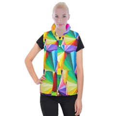 Bring Colors To Your Day Women s Button Up Vest by elizah032470