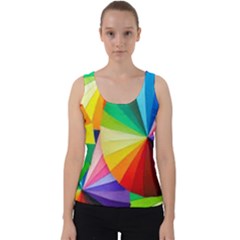 Bring Colors To Your Day Velvet Tank Top by elizah032470