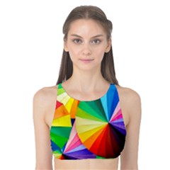 Bring Colors To Your Day Tank Bikini Top