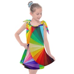 Bring Colors To Your Day Kids  Tie Up Tunic Dress by elizah032470